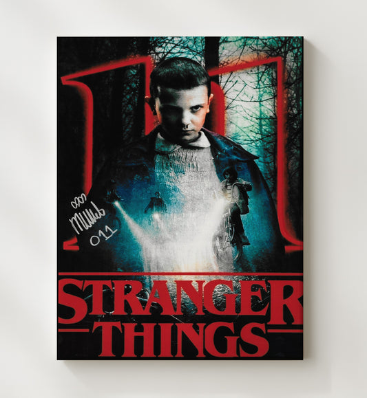 Stranger Things - Millie Bobby Brown Eleven Season One Poster - Canvas television wall art
