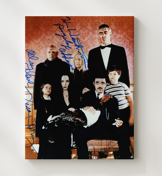 The Addams Family - Cast Americas Creepiest Family - Canvas television wall art
