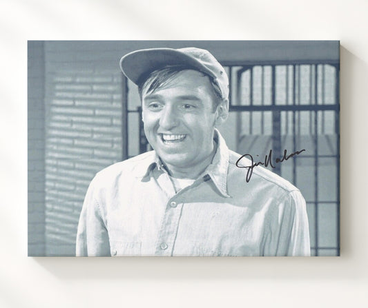 The Andy Griffith Show - Jim Nabors (Gomer Pyle) Smiling Close-Up - Canvas television wall art