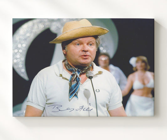 The Benny Hill Show - Benny Hill (Host) Variety Show Performance - Canvas television wall art