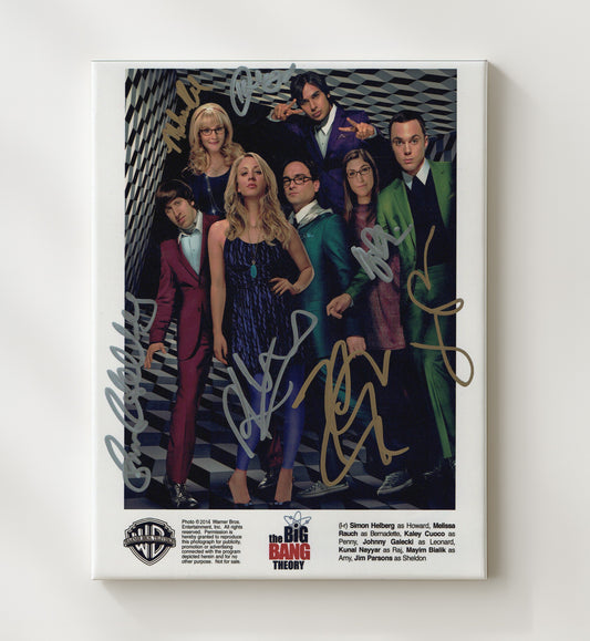 The Big Bang Theory - Ensemble Cast Quantum Comedy Icons - Canvas television wall art