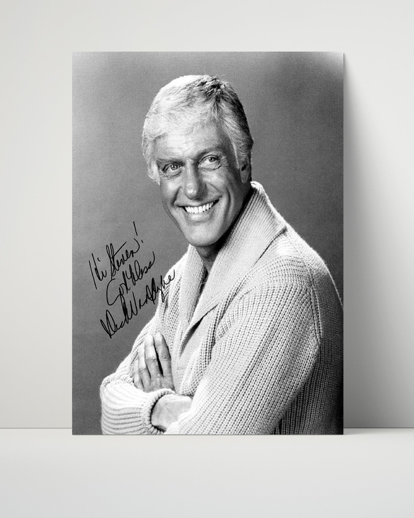 The Dick Van Dyke Show - Dick Van Dyke Classic Headshot - Vintage Television Wall Art - 16x20 Unframed Print wall art print - television decor