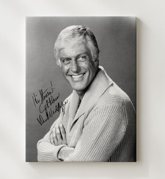 The Dick Van Dyke Show - Dick Van Dyke Classic Headshot - Canvas television wall art