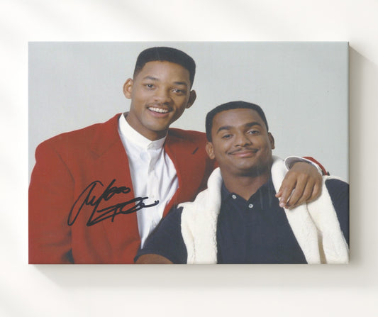 The Fresh Prince of Bel-Air - Will Smith and Alfonso Ribeiro (Carlton Banks) Studio - Canvas television wall art