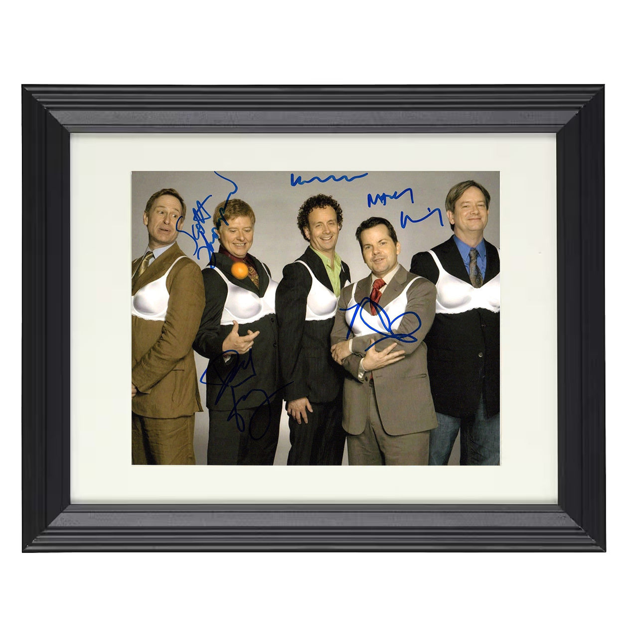 The Kids in the Hall – Various Characters Cast Comedy Group – 8x10 black beveled framed television wall art