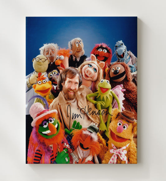 The Muppets - Jim Henson - Creator with Kermit and Cast Ensemble - Canvas television wall art
