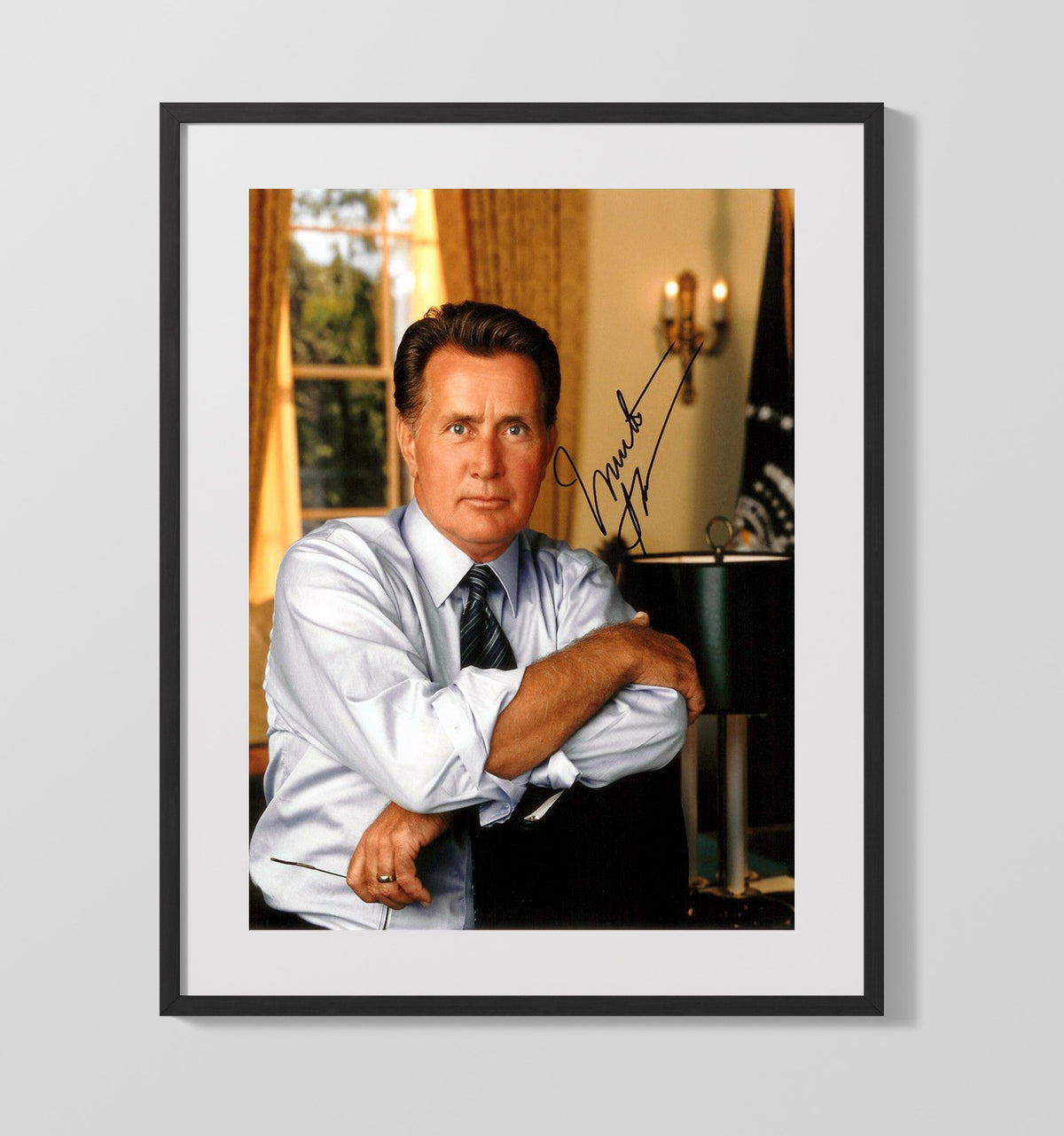 The West Wing - Martin Sheen - President Bartlet Office - Gallery Frame television wall art