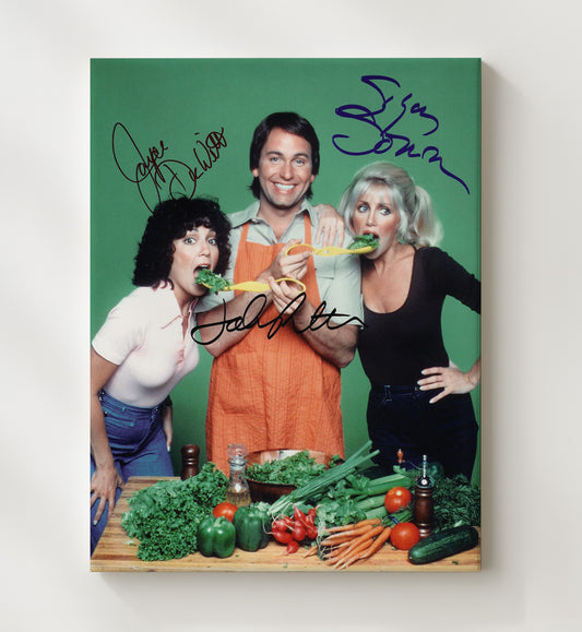Three's Company - Cast Apartment 201 Roommates - Canvas television wall art
