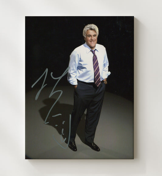Tonight Show - Jay Leno Studio Host Standing Smiling - Canvas television wall art