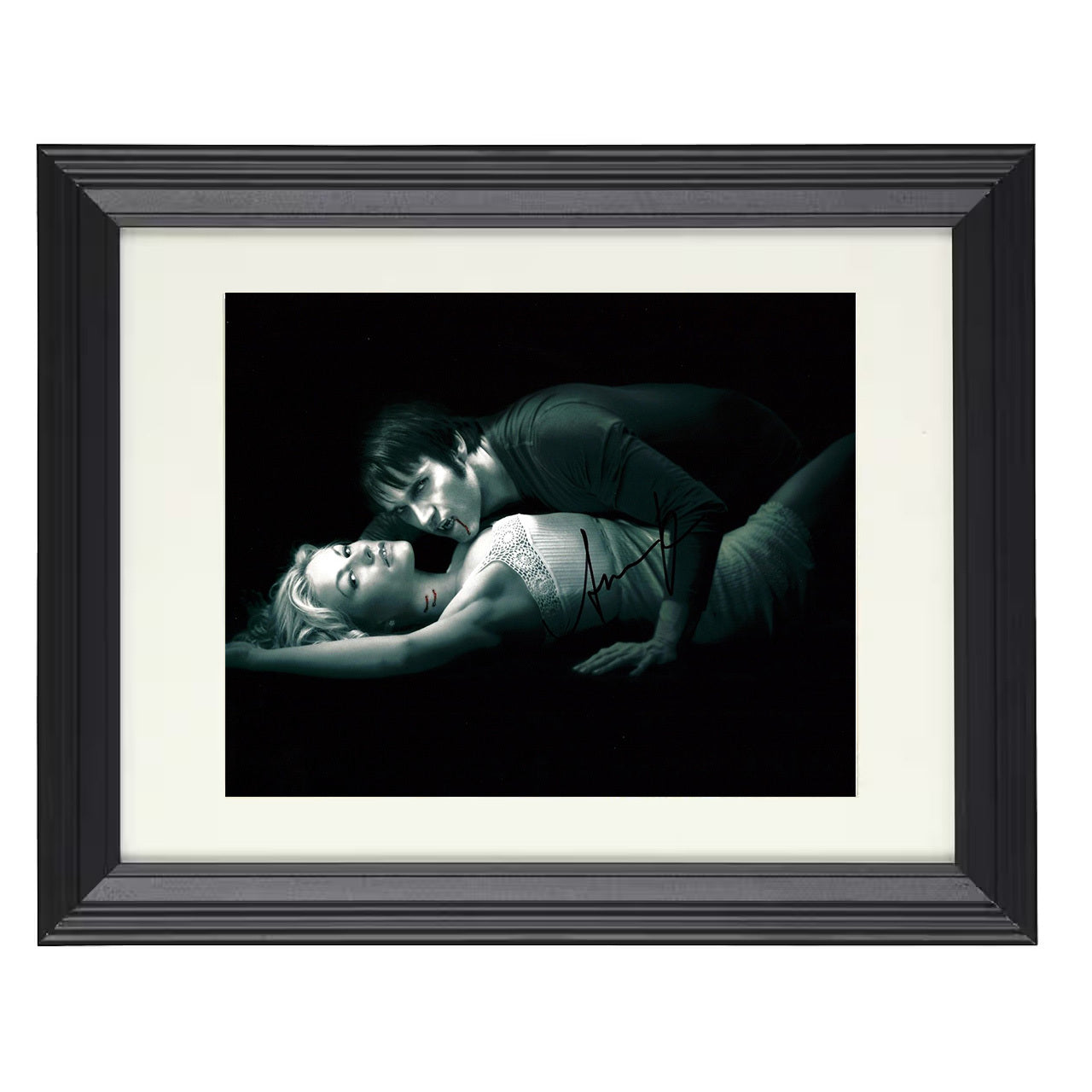 True Blood – Sookie Stackhouse and Stephen Moyer Vampire – 8x10 black beveled framed television wall art