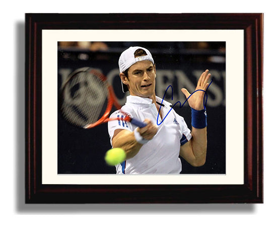 Andy Murray - Forehand Return Tennis Wall Art 8x10 Beveled Frame wall art print – Tennis Wall Art decor