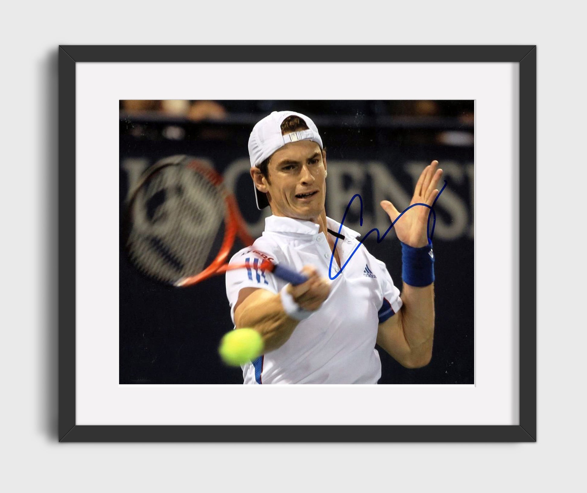 Andy Murray - Forehand Return Tennis Wall Art 16x20 Gallery Frame wall art print – Tennis Wall Art decor