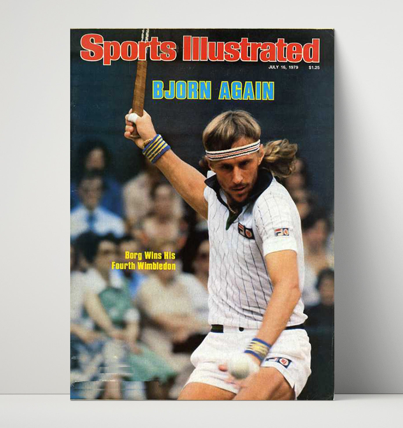 Bjorn Borg - 1979 SI Wimbledon Champion Tennis Wall Art 16x20 Unframed Print wall art print – Tennis Wall Art decor