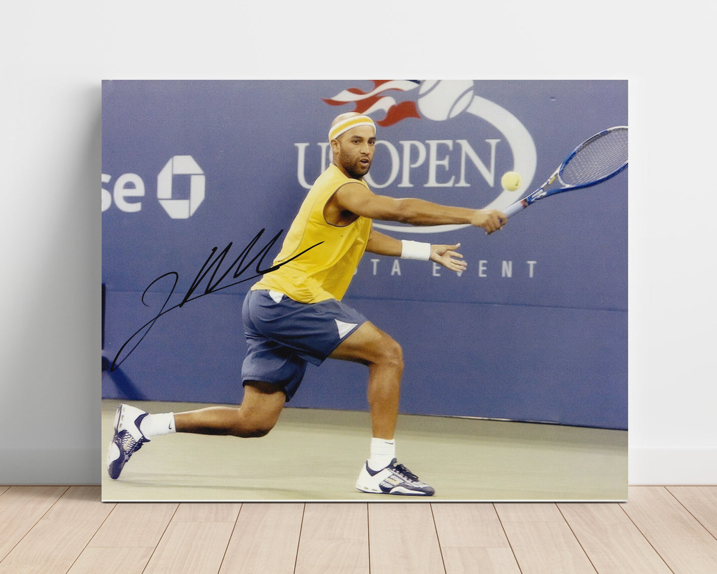 James Blake - Forehand at US Open Tennis Wall Art 16x20 Unframed Print wall art print – Tennis Wall Art decor