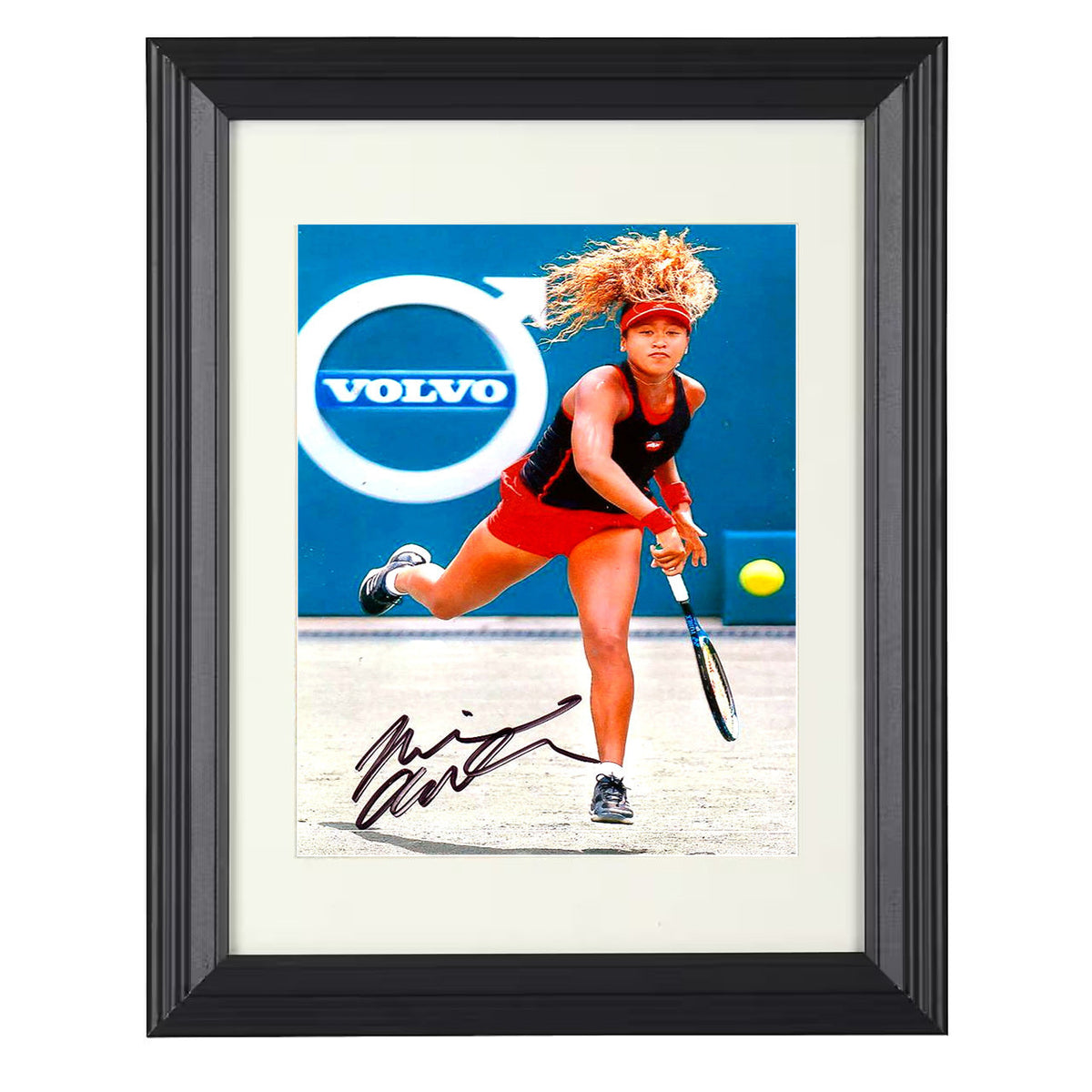 Naomi Osaka - Tournament Serve Motion Vintage Tennis Wall Art - 16x20 Unframed Print