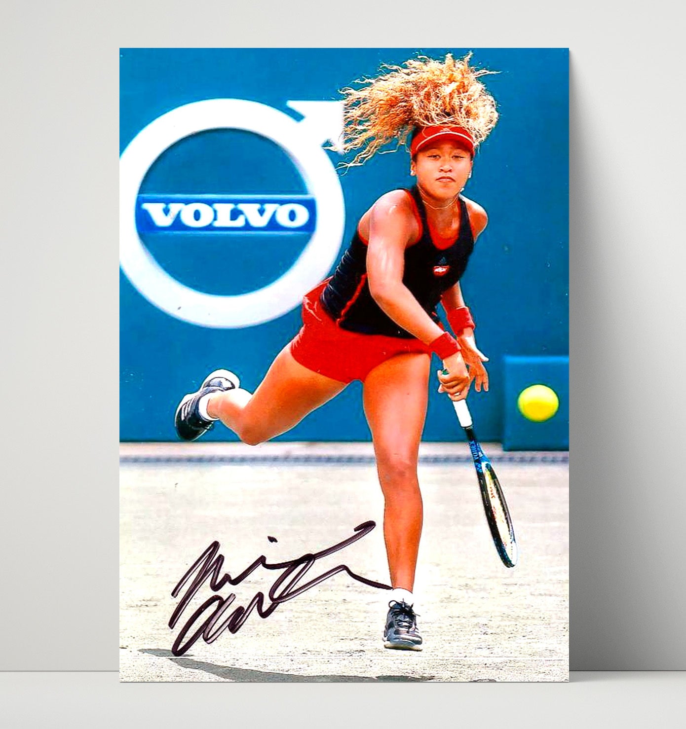 Naomi Osaka - Tournament Serve Motion Tennis Wall Art 16x20 Unframed Print wall art print – Tennis Wall Art decor