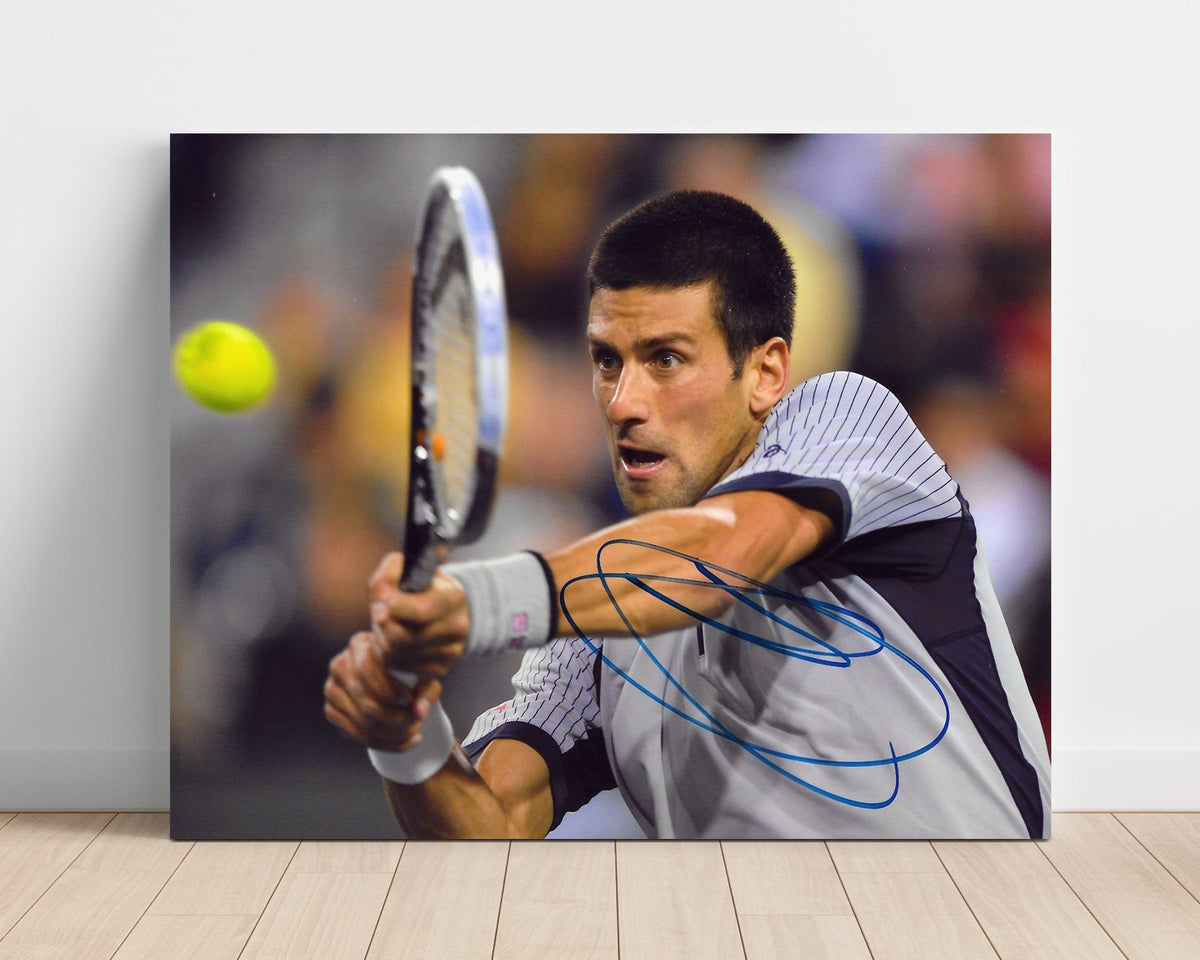 Novak Djokovic – Backhand Return unframed semi-gloss poster print