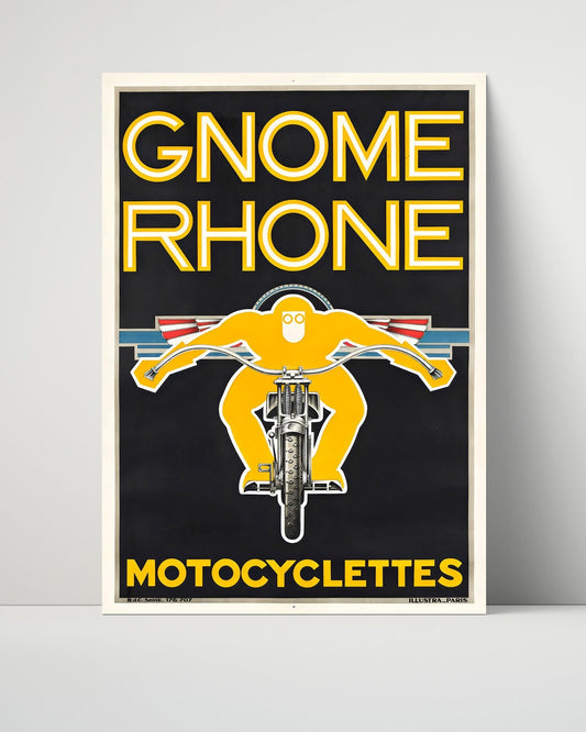 Gnome Rhone Motorcycles - Bold rides bold design - 8x10 Unframed Print