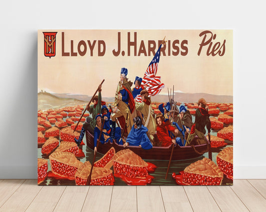 Lloyd J. Harriss Pies - Crossing the dessert Delaware - 8x10 Unframed Print