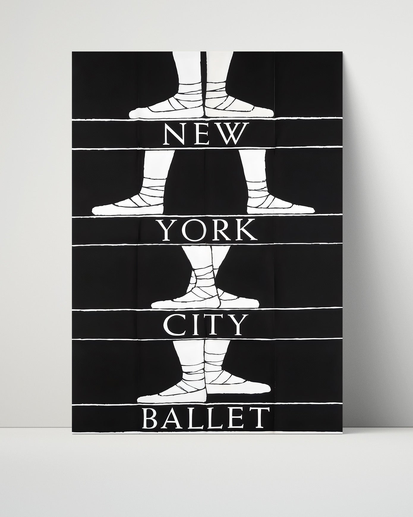 Vintage Advertisement Poster - New York City Ballet - Strength and grace in every step 16x20 Unframed Print vintage advertising wall art print – Vintage Advertising decor