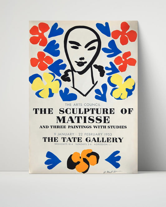 Sculpture of Matisse - A colorful vision at Tate Gallery - 8x10 Unframed Print