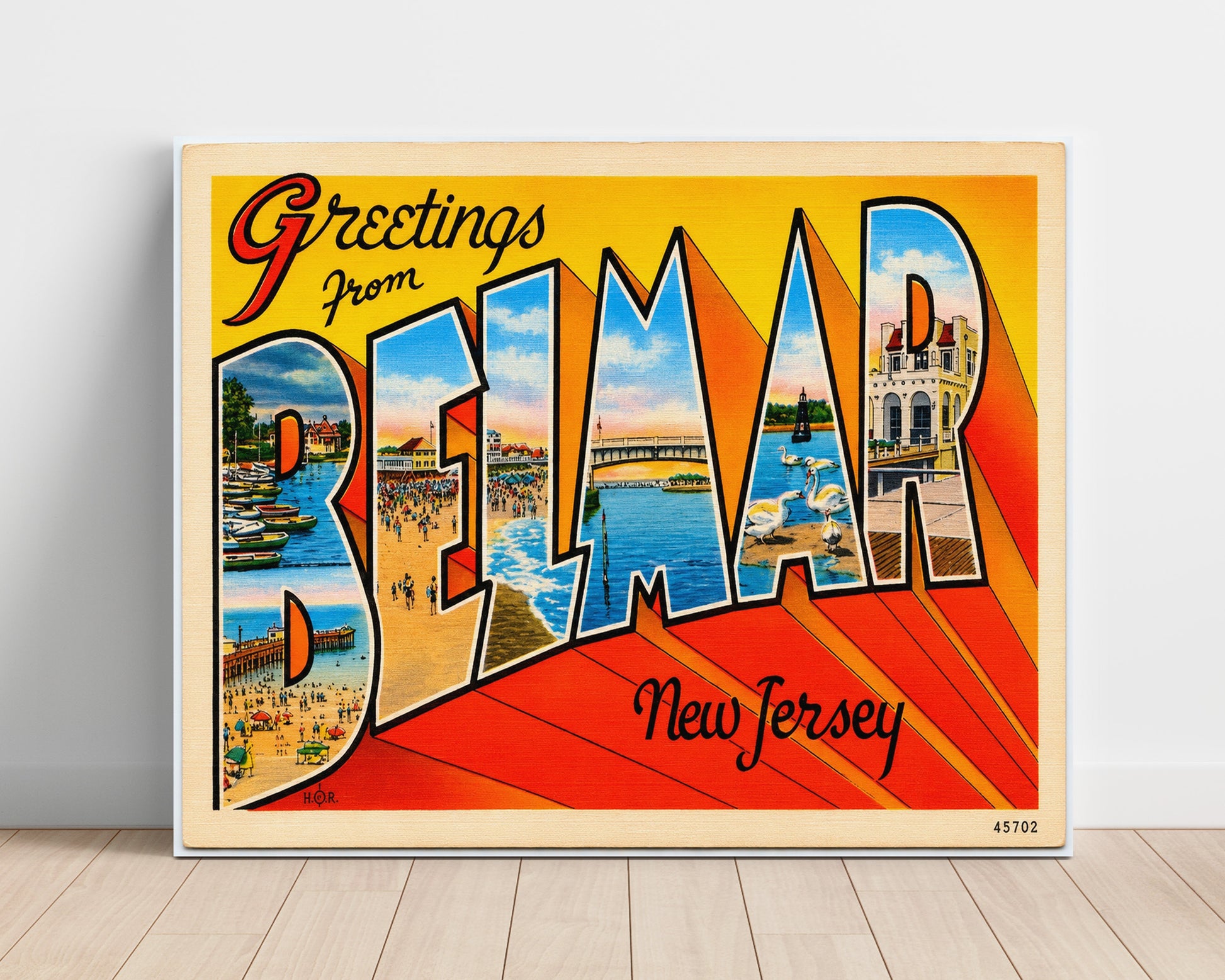 Greetings from Bermuda Islands 8x10 Unframed Print vintage postcard wall art