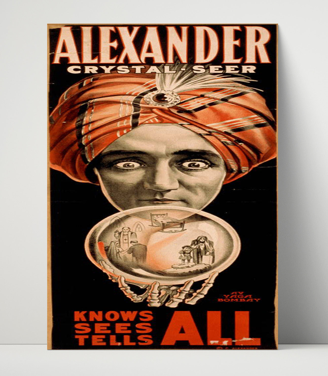 Alexander - Knows All Sees All - Magic Poster - 16x20 Unframed Print