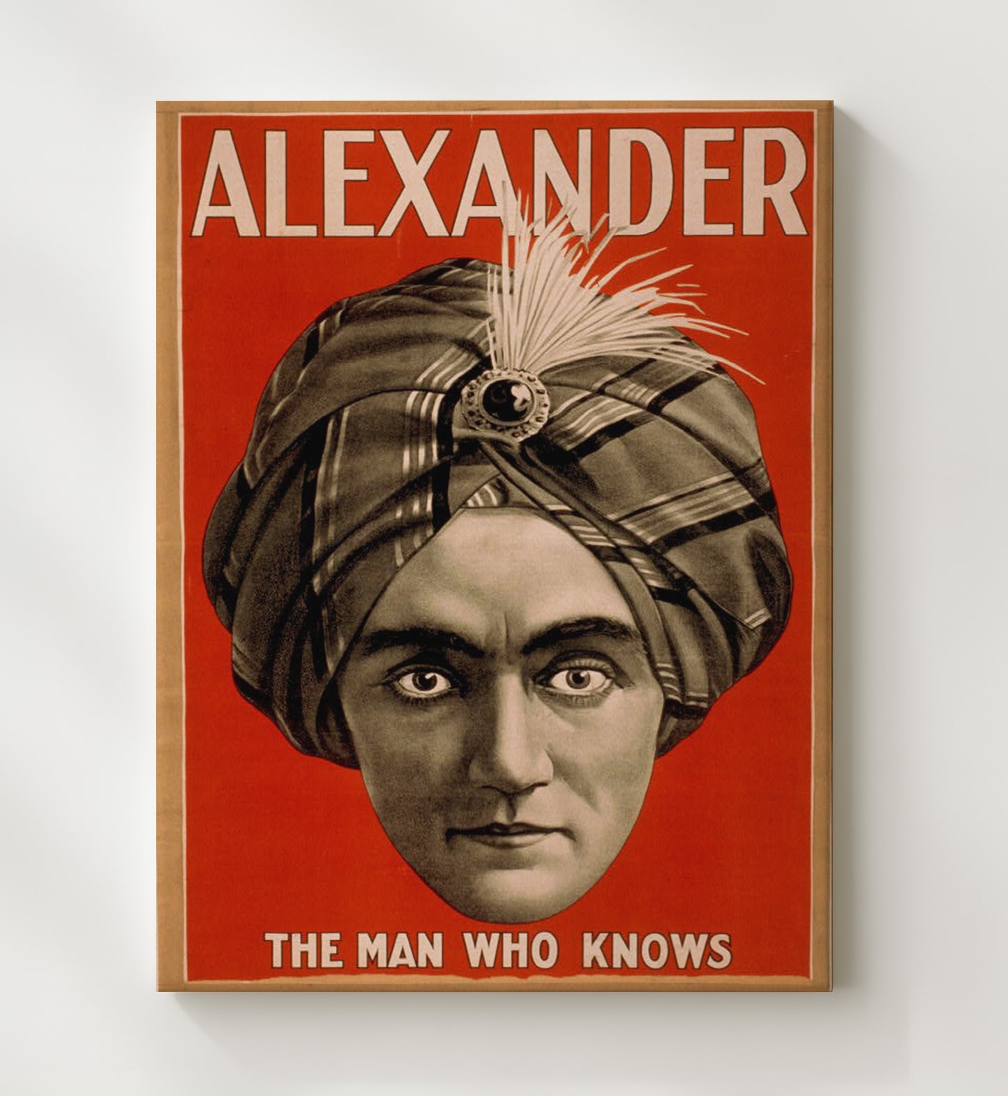 Alexander - The Man Who Knows (Photo) - Magic Poster - 20x24 Canvas