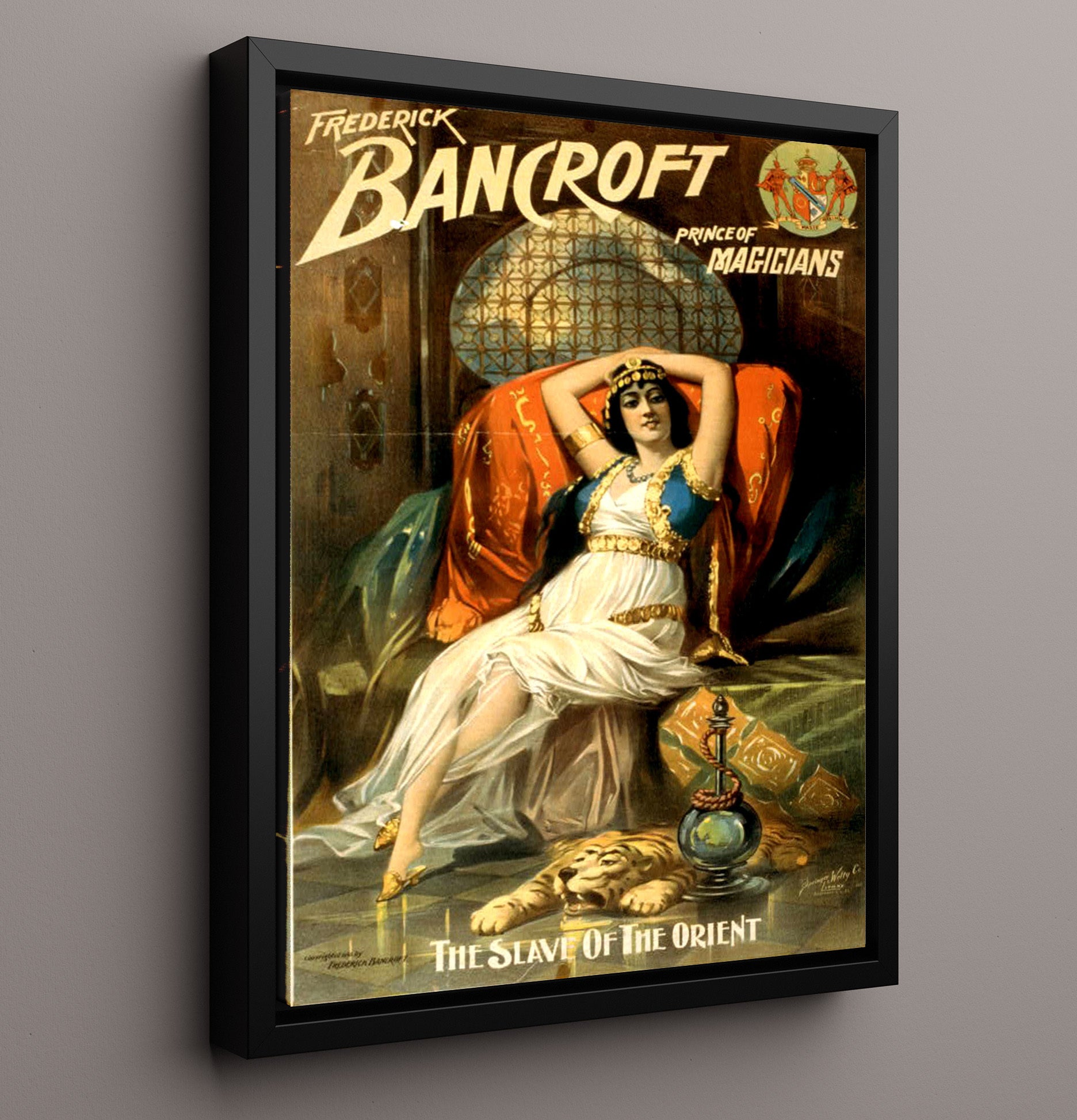 Bancroft - Slave of the Orient - Magic Poster - 16x20 Framed Canvas