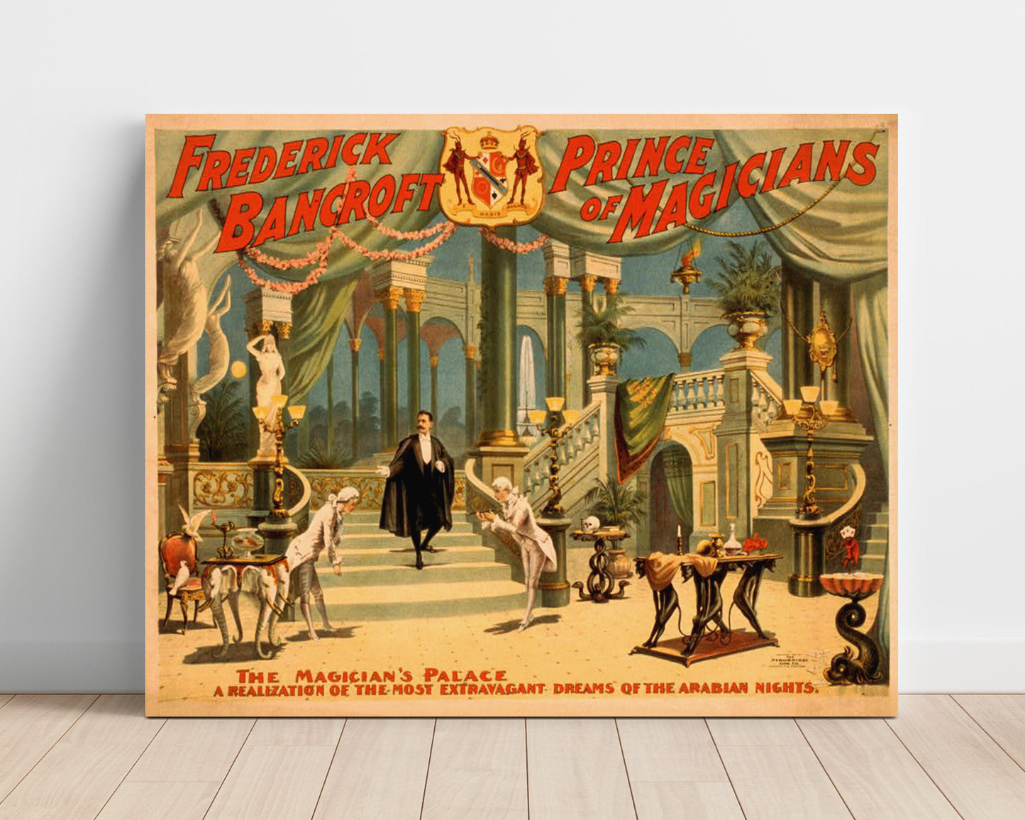 Bancroft - The Magician Palace - Magic Poster - 16x20 Unframed Print
