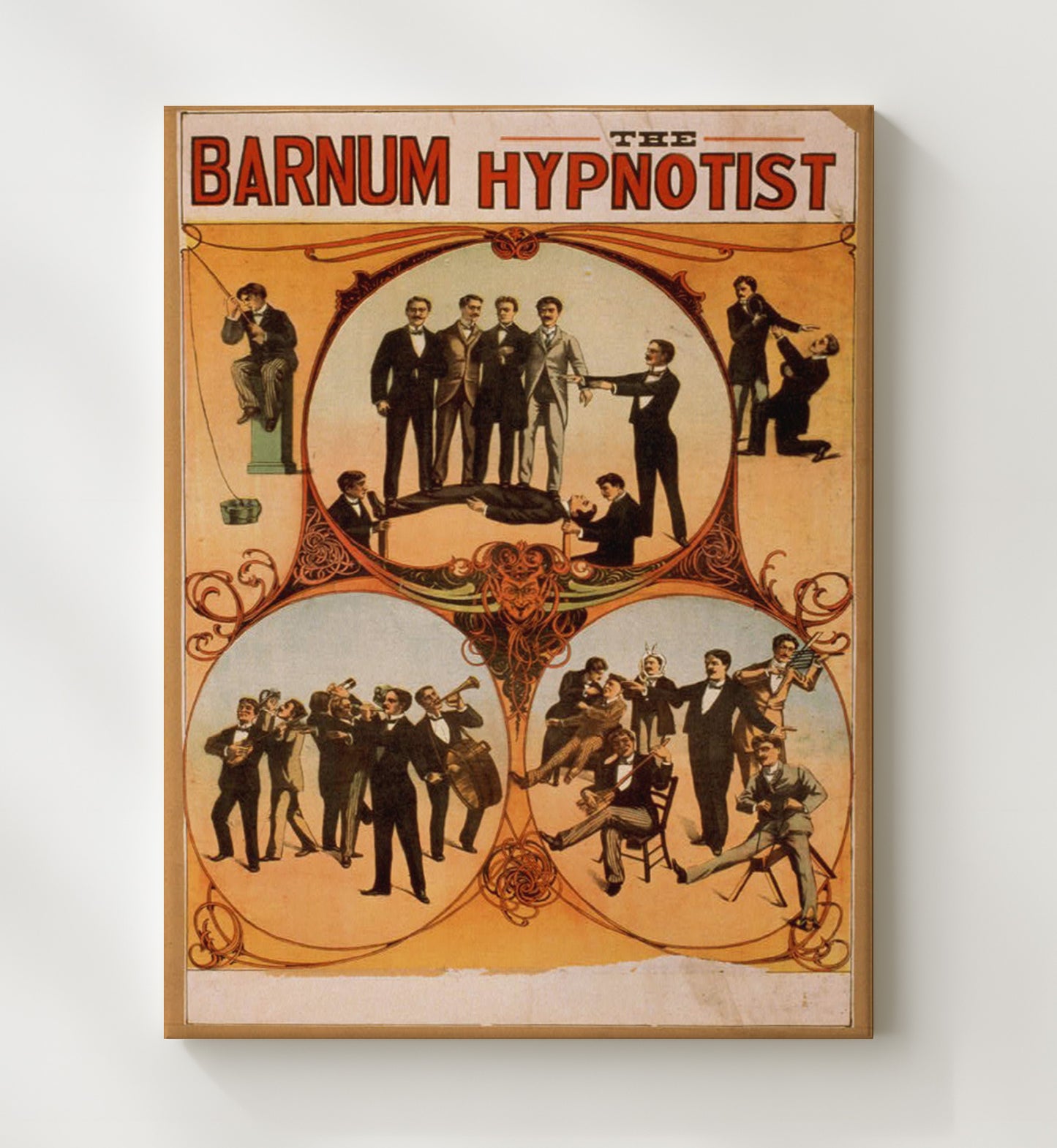Barnum - The Hypnotist - Magic Poster - 20x24 Canvas