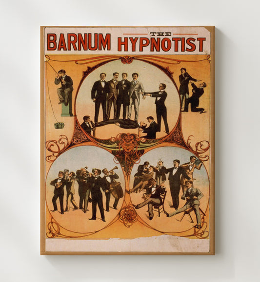 Barnum - The Hypnotist 16x20 Canvas magic poster wall art
