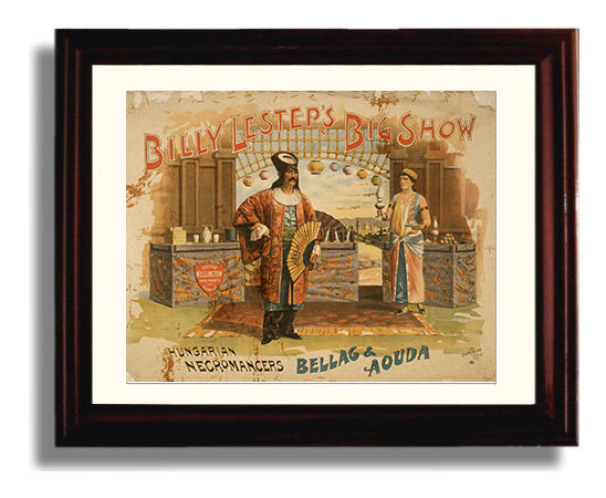 Billy Lester - Hungarian Necromancers - Magic Poster - 8x10 Beveled Frame