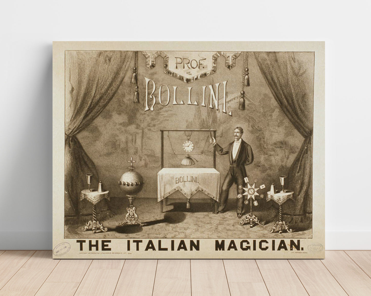 Bollini - Master of Mystery - Magic Poster - 16x20 Unframed Print