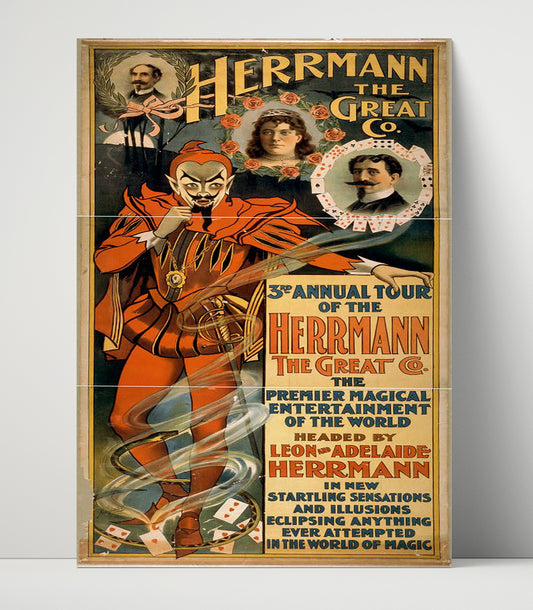 Herrmann the Great - 3rd Tour - Magic - 16x20 Unframed Print