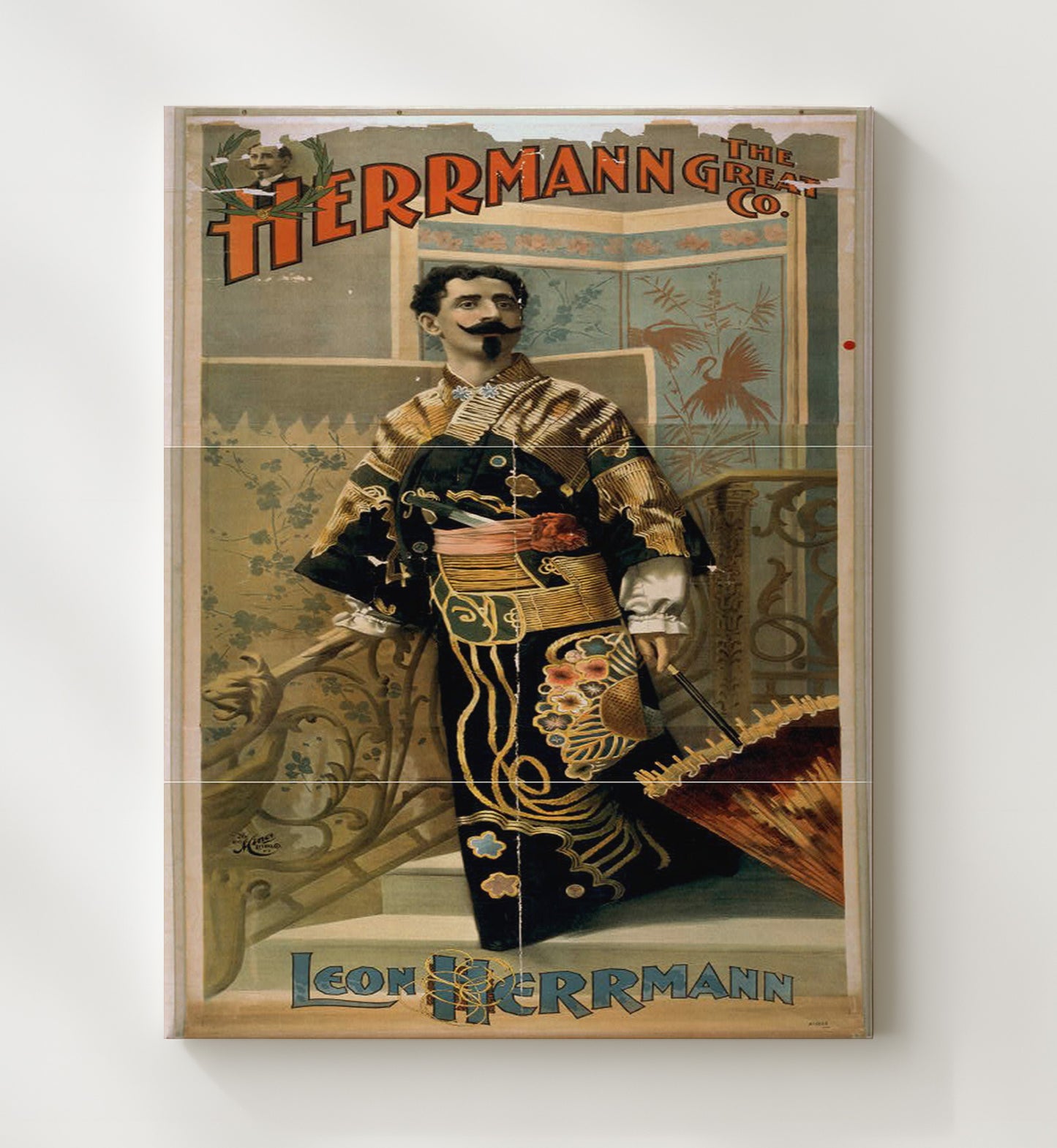 Herrmann the Great - Oriental Elegance - Magic Poster - 20x24 Canvas