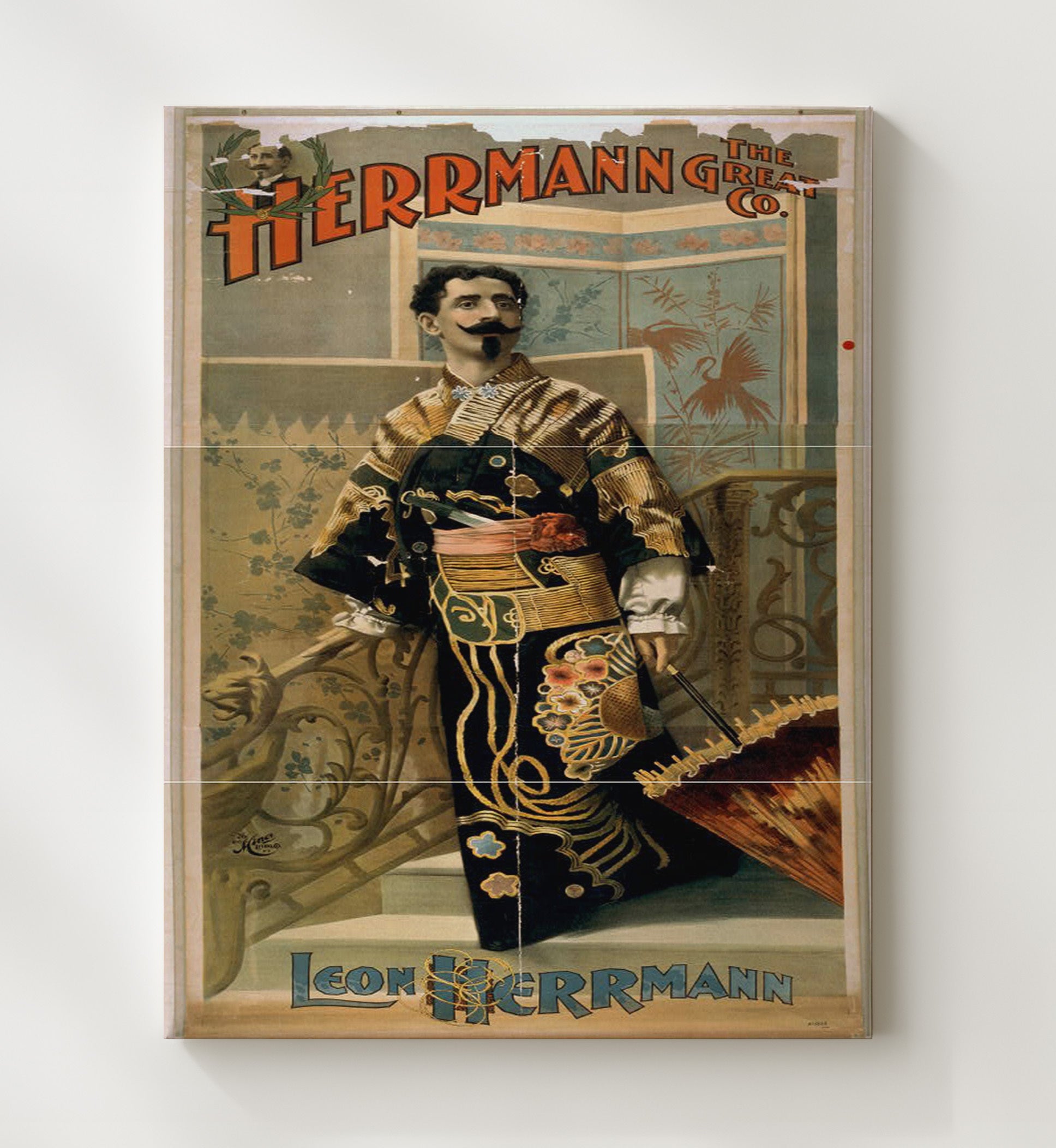 Herrmann the Great - Oriental Elegance - Magic Poster - 20x24 Canvas