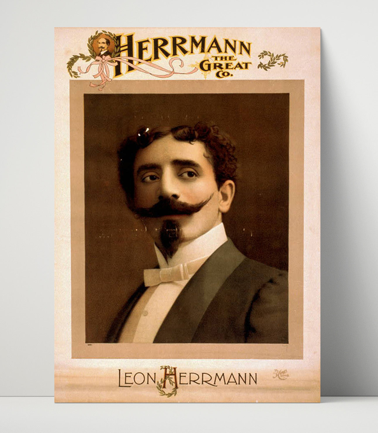Herrmann the Great - Portrait - Magic Poster - 16x20 Unframed Print