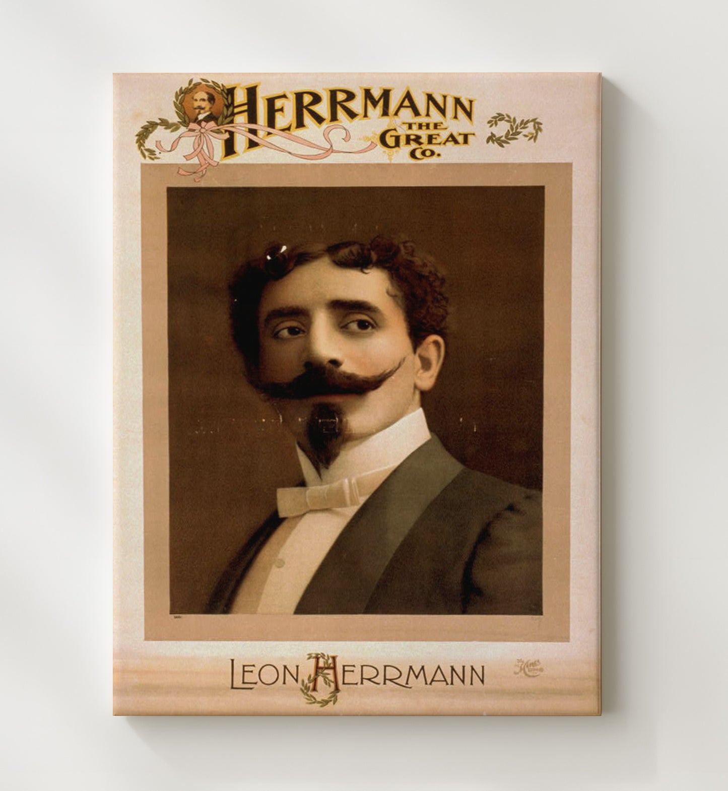 Herrmann the Great - Portrait - Magic Poster - 20x24 Canvas