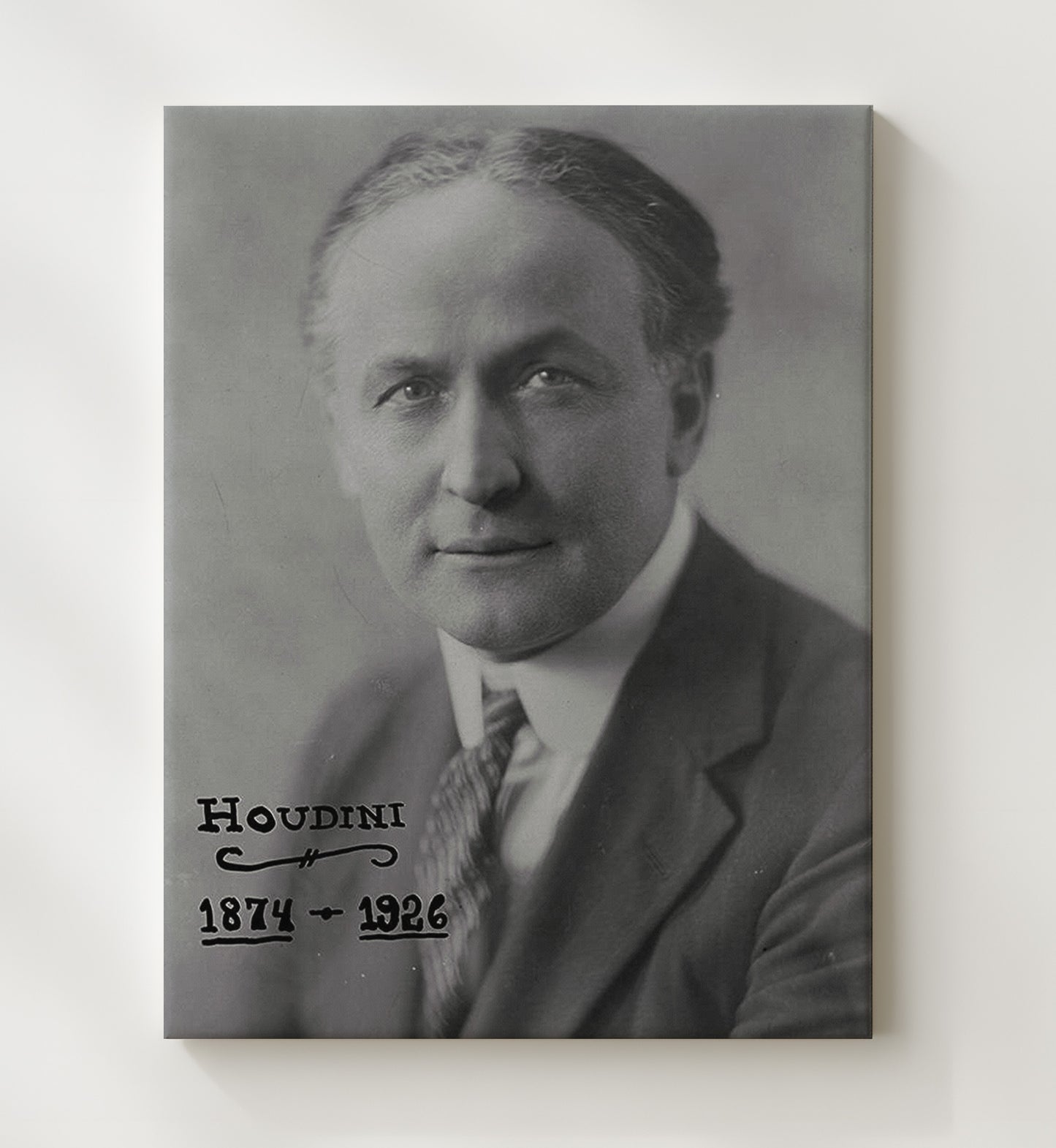 Houdini - Master of Mystery - Magic Poster - 20x24 Canvas