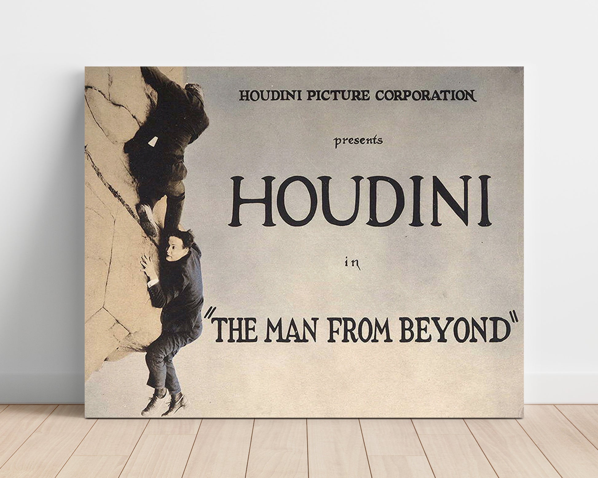 Houdini - The Man From Beyond - Magic Poster - 16x20 Unframed Print