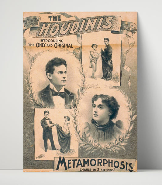 Houdini - The Metamorphosis - Magic - 16x20 Unframed Print