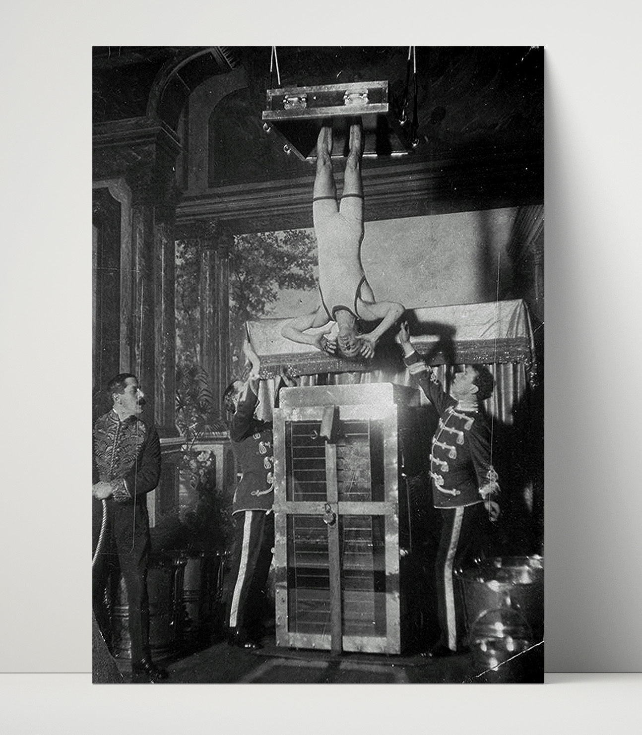 Houdini - Torture Cell Rehearsal - Magic Poster - 16x20 Unframed Print