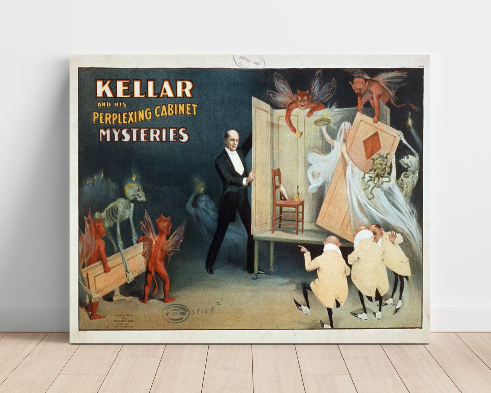 Kellar - Cabinet of Mysteries - Magic Poster - 16x20 Unframed Print