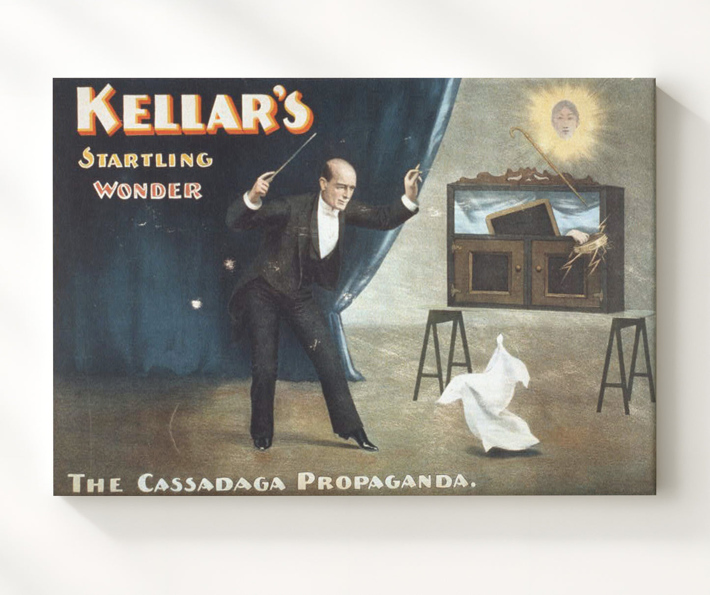 Kellar - Cassadaga Propaganda - Magic Poster - 20x24 Canvas