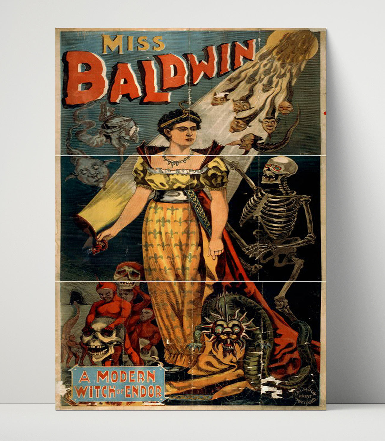 Miss Baldwin - Witch of Endor - Magic Poster - 16x20 Unframed Print