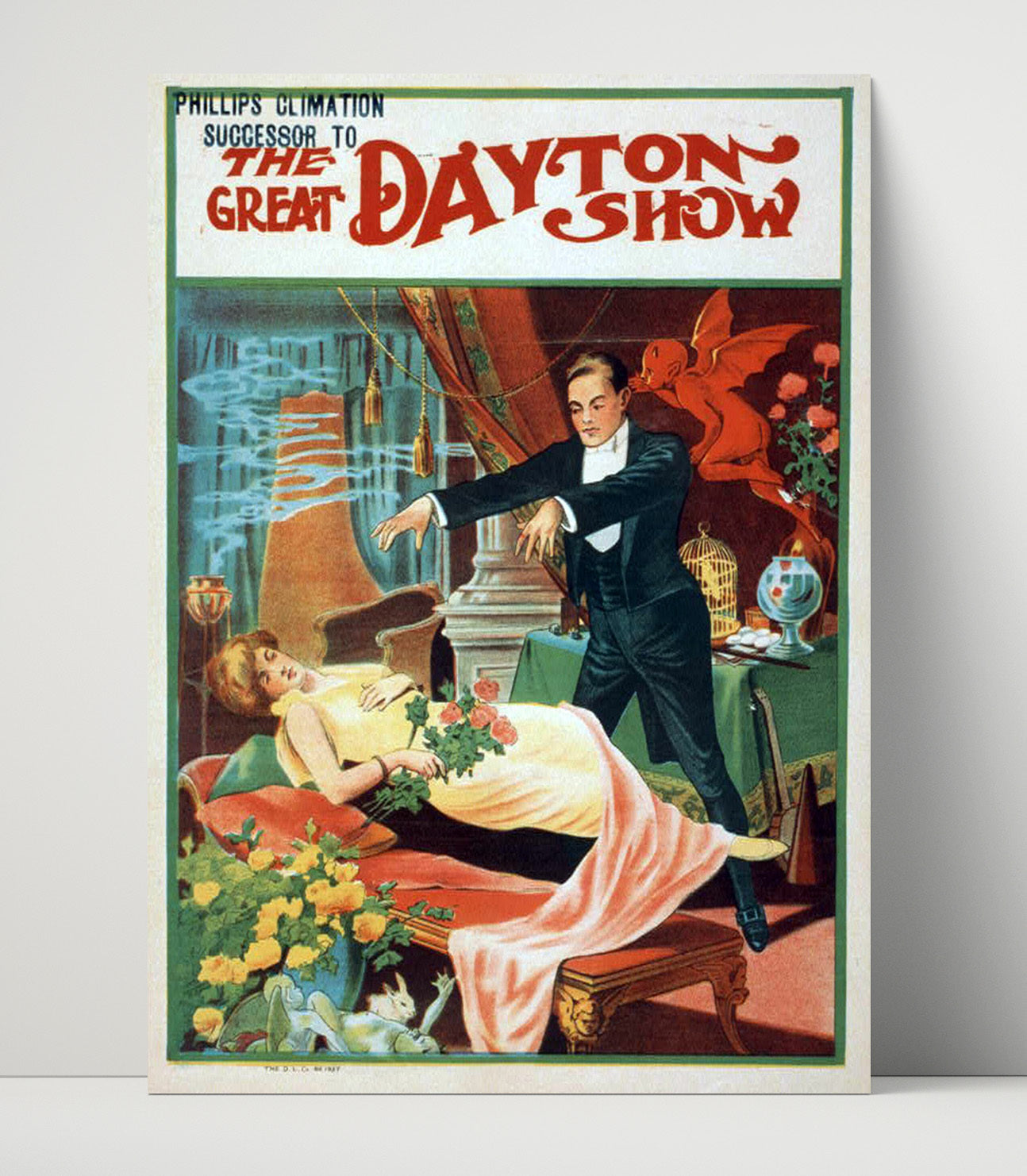 The Great Dayton - Enchanted Chamber - Magic Poster - 16x20 Unframed Print