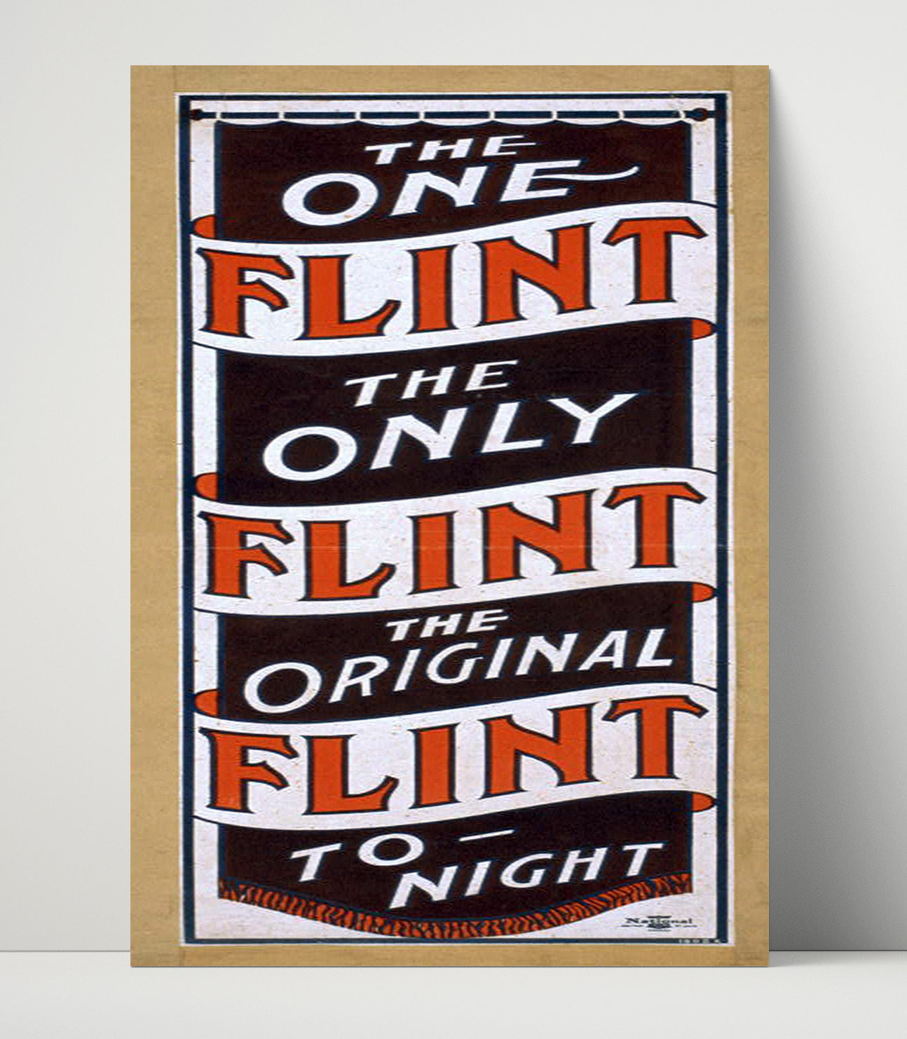 The One and Only Flint - Singular Marvel - Magic Poster - 16x20 Unframed Print