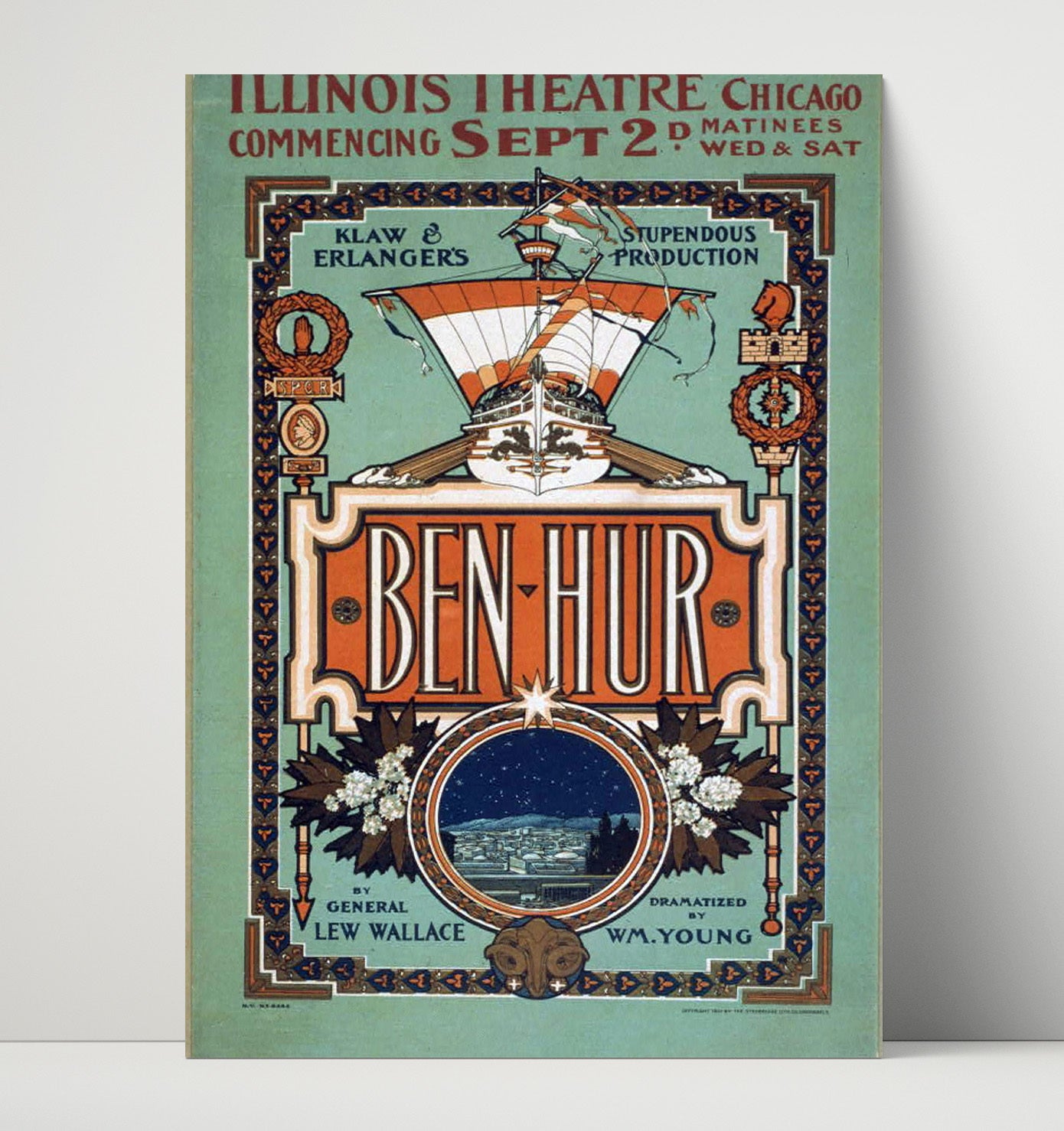 Ben Hur - Epic on Stage - Theater Poster - 16x20 Unframed Print