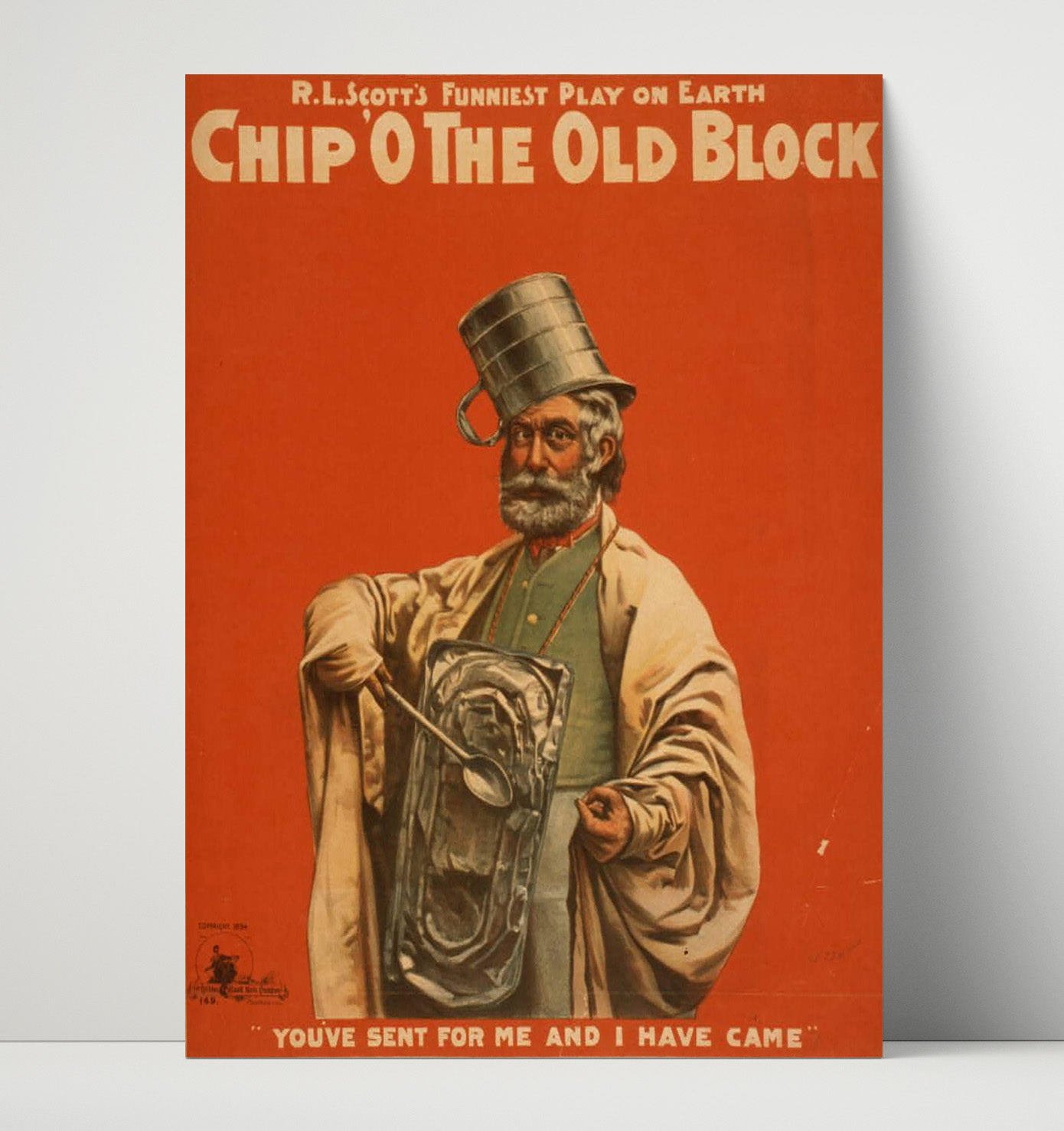 Chip O the Old Block - Kitchen Knight - Theater Poster - 16x20 Unframed Print